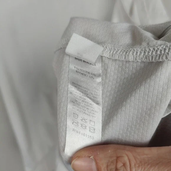 ASRV DSG-0830 AeroSilver Tank Top Mens Medium White Performance Gym Running - Picture 9 of 10